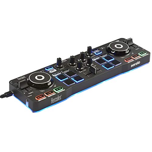 Hercules DJ Control Starlight 2-Deck DJ-Controller + keepdrum Kopfhörer - Image 3