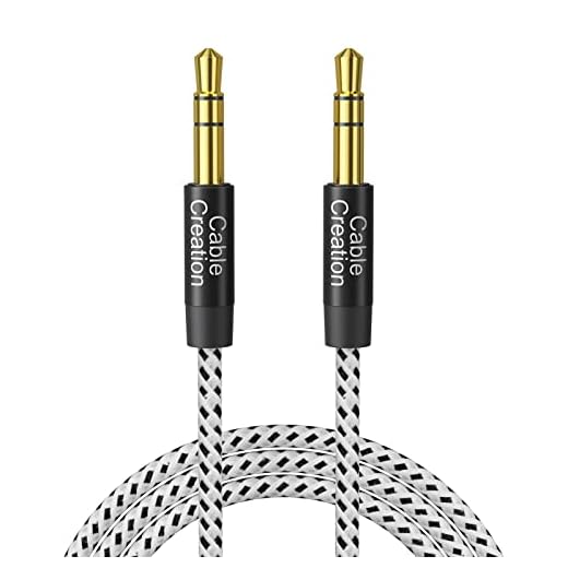 CableCreation 3.5mm Aux Cord, 10 Feet 3.5mm Male to Male Auxiliary Audio Cable Compatible with Headphones, iPods, iPhones, Home/Car Stereos & More, 3M