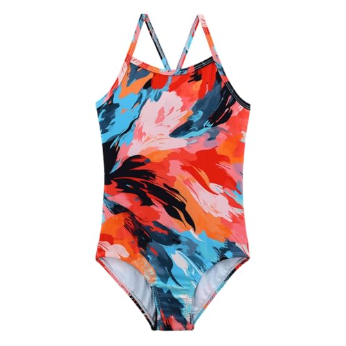 Image of BAYIMEE Girls One Pieces Swimsuit Cute Swimwear Bathing Suits 2-12 Years
