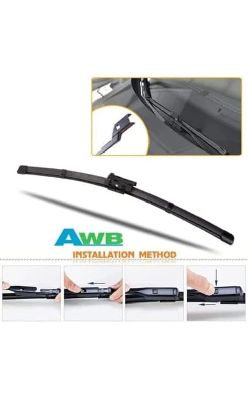Image of AWB Front Hybrid Wiper Blade Compatible with Toyota Yaris(Pack of 2)