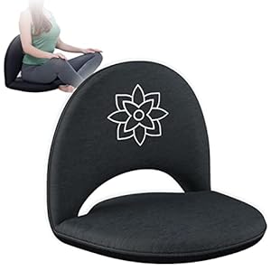 Mindful and Modern Folding Adjustable Meditation Chair – Meditation Seat with Back Support For Indoor and Outdoor Use…