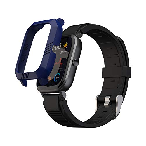 Image of SIKAI CASE SIKAI Bumper Case Cover for Amazfit GTS Anti-Scratch Lightweight Shockproof Screen Protector for Huami Amazfit GTS Smart Watch (Midnight Blue)