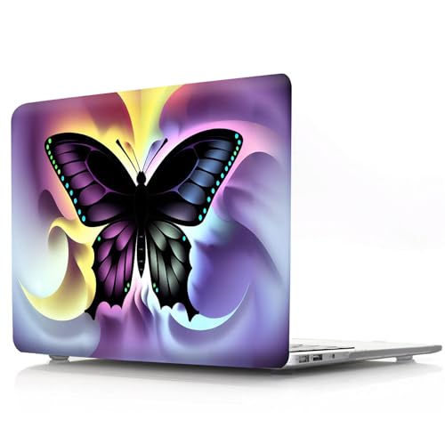 Funda MacBook Air 13 resistente A2337 con tapa dura antiarañazos y mariposas 3