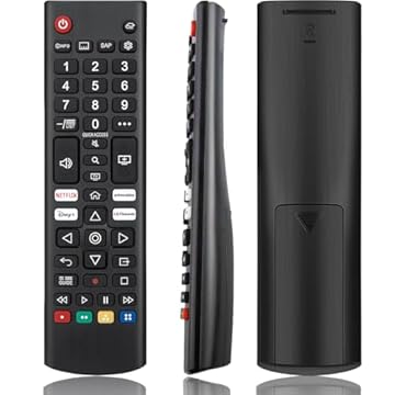 Substituição de controle remoto universal compatível com LG TV All UHD LED OLED QNED NanoCell 3D 4K 8K Smart TVs - sem necessidade de configuração