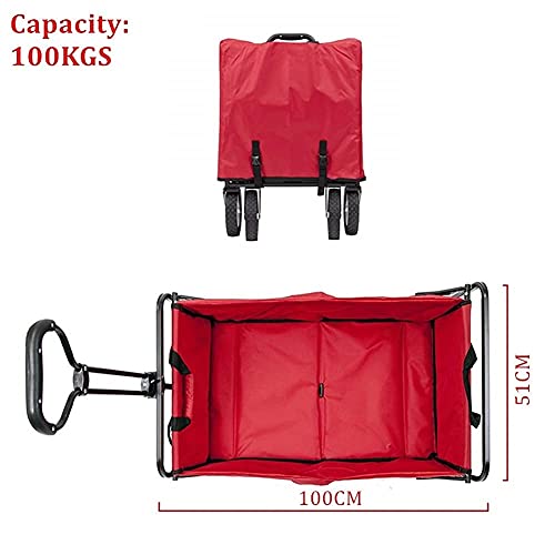 CRBUDY Einkaufswagen Outdoor-Einkaufswagen Klappbarer Einkaufstrolley Gepäckwagen Auf Rädern Zum Einkaufen, Lebensmitteleinkauf, Wäscherei Einkaufswagen Einkaufswagen Vision – Bild 3