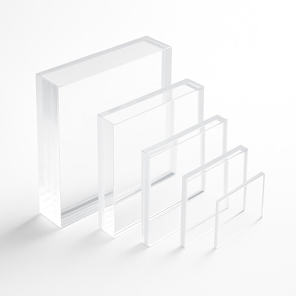 Planchas de Metacrilato Acrílico Transparente Cortadas a Medida – Láminas Resistentes con Cantos Pulidos Diamante – Todos los Grosores – Ideal para Mamparas, Mesas, Vitrinas (6mm, 140×60 cm)