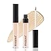 Produktbild PHOERA Flüssiger Concealer 8 Farben Volle Deckkraft Make-up Feuchtigkeitscreme für das Gesicht Farbwechselnde Foundation Deckt unter den Augen Augenringe ab, Vegan & Grausamkeitsfrei (101#LIGHT)