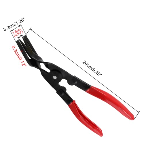 Image of Universal Trim Clip Pliers Removal Tool Red