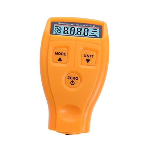 Car Thickness Gauge Cars Automotive Digital Thickness Gauge Car Digital Micrometer Thickness Gauges Car Thickness Micrometer Car Caliper Micrometer Yellow NAMOARLY