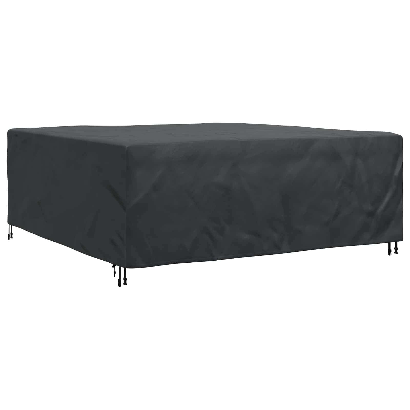 Funda para muebles de jardín, color negro, 420D, impermeable, 200 x 190 x 85 cm, para muebles de jardín, salón, sillón, mesa, banco, exterior, terraza, balcón, con protección UV y protección