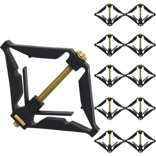 AIMUNOK 10Pcs 86mm Switch Box Repair Tool, Wall Mount Switch Cassette Repairing Tool, Bottom Cassette Repairer Fixed Set, with 10Pcs Screws for Repairing(Insulation Type)