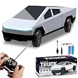 Cyber Truck Remote Control Car, Cybertrucks Model Toy - RC Car Toys for Boys Aged 3 4 5 6 7 8, 1/24 Diecast Metal Toy Trucks with Lights, Electric Vehicle Toys for Kids, Easter Gifts for Kids