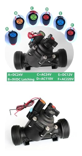 Électrovanne d'irrigation robuste 2" 12V CC étanchéité maximale