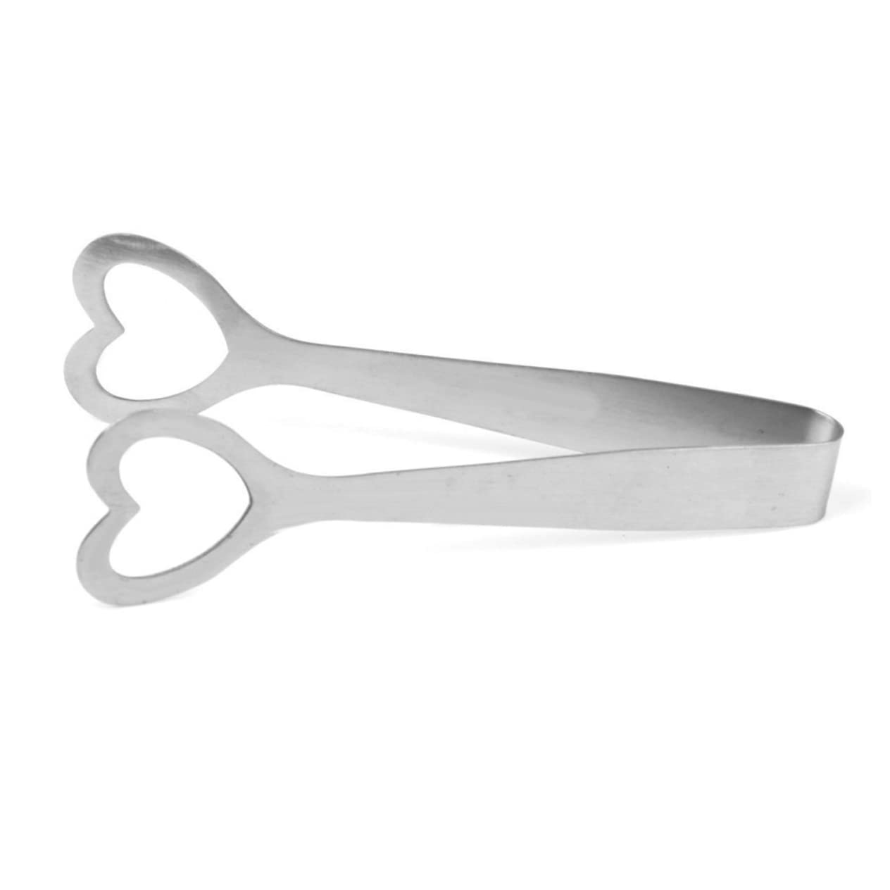 OFFSCH Love Candy Clip Stainless Steel Sugar Cubes Tongs for Bars and Catering