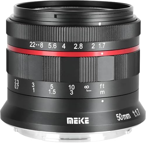 Meike Optics MK 50mm f1.7 Objektiv manueller Fokus für Nikon Z, MK-05017NZ