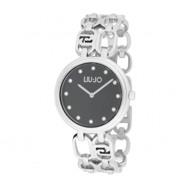 Montre LiuJo femme acier argenté TLJ2360 au cadran marron raffiné