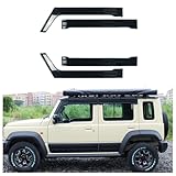 Window Visors Rain Guards Deflectors Vent Guards Outside Mount Sun Rain Shield for Suzuki Jimny 2023-2024 5 Door (4 PCS)