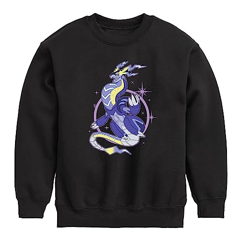 HYBRID APPAREL - Pokémon Miraidon Elements - Kids Crewneck Fleece Sweatshirt