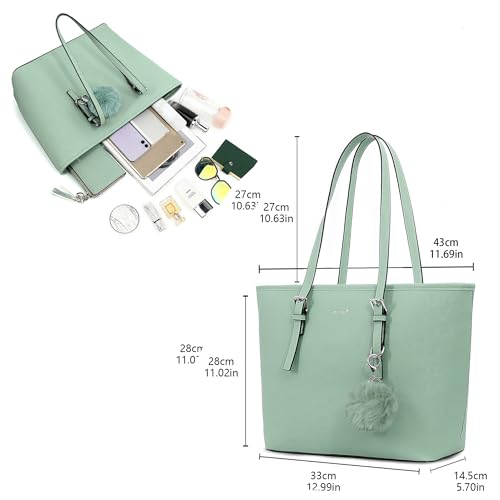 Image of TANTOMI Tote Bag for Women Large Purse Top Handle Ladies Shoulder Bags for Office School Shopping