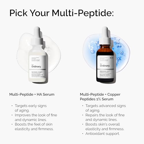 Image of The Ordinary Multi-Peptide + Copper Peptides 1%, Anti-Aging Serum for Fine Lines and Skin Elasticity, 30ml