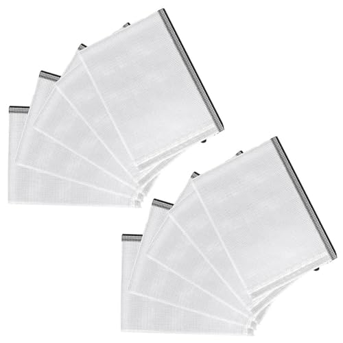 Bolsas con cremallera impermeables GALPADA en PVC negro resistente que no se rompe para archivar