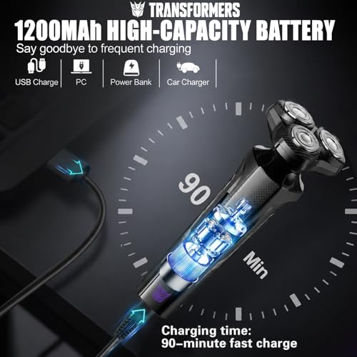 Transformers Electric Shavers for Men,Mens Electric Razor - image 5