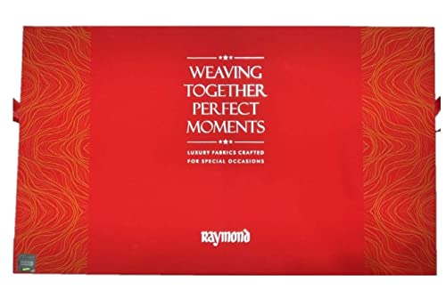 Image of Raymond Men's Woollen Unstitched Suit Set with Tie and Shirt Piece (3.25 mtr Length