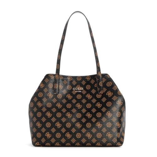 GUESS HWPQ9318280BRO VIKKY II TOTE Donna BROWN Taglia Unica