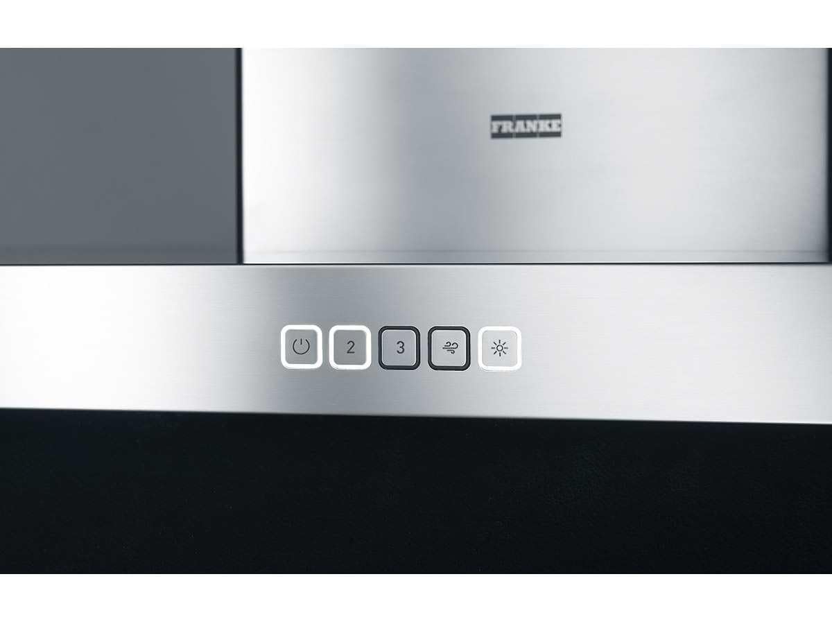 FRANKE Tale 1215 W XS - Campana extractora de pared (acero inoxidable, 120 cm)