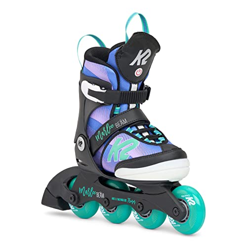 K2 Skates Mädchen Inline Skates Marlee Beam, Purple - Green, 30H0510.1.1.L