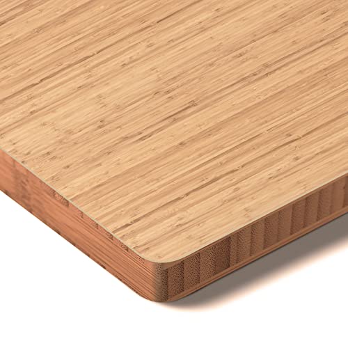 FLEXISPOT Tablero de Madera(180 * 80 * 2.5cm), Un Tablero Entero con Esquina Curva Protectora, y Compatible con Marco de Escritorio de pie, Material de Tablero Seguro, no Tóxico y Respetuoso