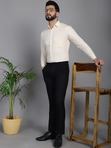 Image of Indian Needle Men's Solid Regular Fit Shirt