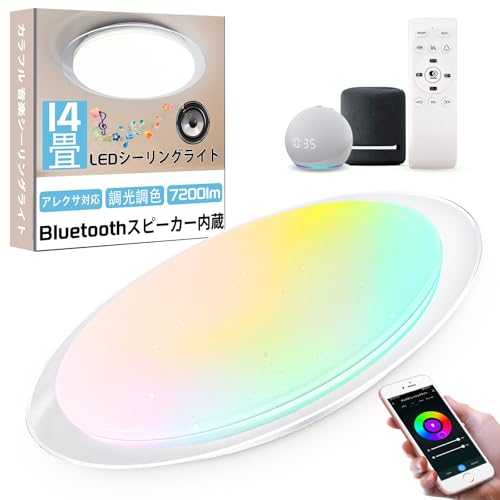 yBluetoothXs[J[ځzLEDV[OCg 14 AlexaΉ yA F 7200lm RGB1600F AvR 铔 [@\ Vv VƖ Q rO _CjO q Q[Ήi