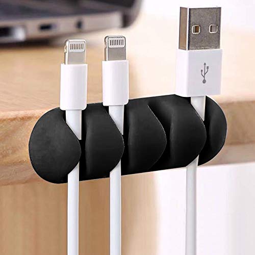 Cable Cord Holder Management Organizer: Cable Clips 16 Pack Self Adhesive Cord Holders - Thumbnail 6