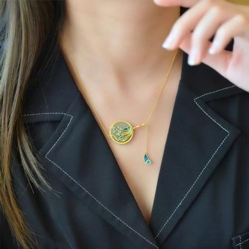 Collier femme en argent S925 et orchidée, le cadeau idéal - 4