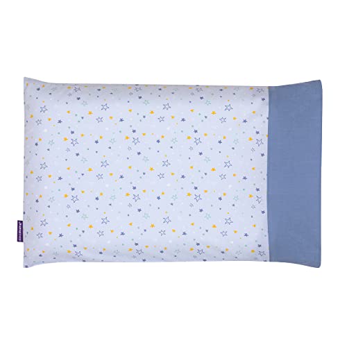 ClevaMama ClevaFoam Toddler Pillow Case - Blue