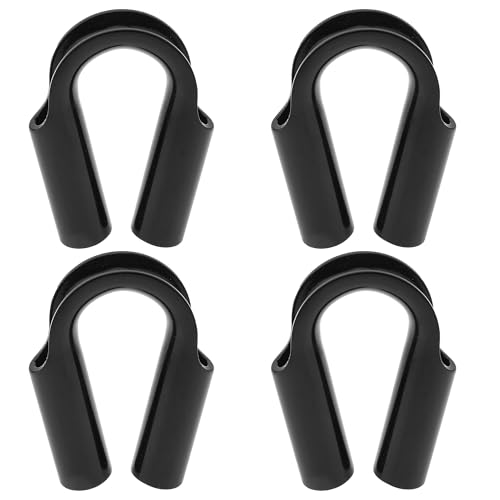 PNXKTXO 4�� �X�e�����X�X�`�[�� ���C���[���[�v �V���u���A���ϋv�P�[�u�����M���O U���w�ʂ� (�u���b�N�A8mm)