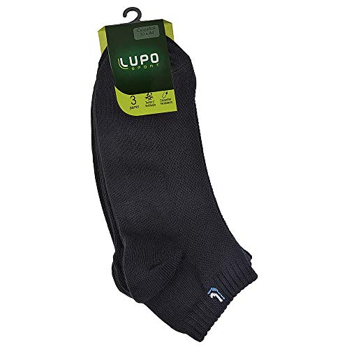 Lupo AU Walk, Kit 3 Meias Masculino, Cores Sortidos, M