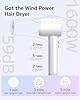Hair Dryer, Ionic High-Speed Blow Dryer for Fast Drying with Brushless Motor, Portable Professional Hair Dryers with Magnetic Concentrator, Quiet Compact Hairdryer for Women & Men, Travel/Home/Salon #2