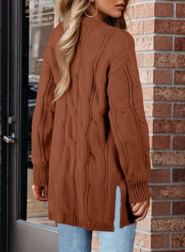 Image of Dokotoo Women Long Cardigan Open Front Knit Sweater 2026