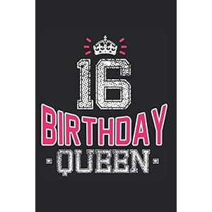Gästebuch zum 16. Geburtstag Birthday Queen: Süßes Geschenk zum 16 Geburtstag Geburtstagsparty Gästebuch Eintragen von…