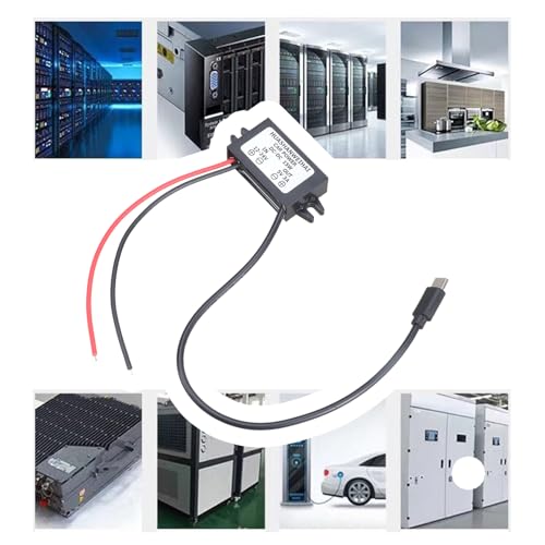 Módulo de alimentación automotriz de 12V 24V a 5V 3A USB tipo C 2