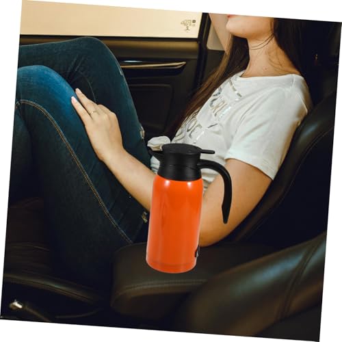Hervidor eléctrico portátil para auto Healifty naranja miniatura 5