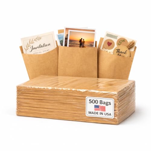 Emballage vente au détail et pochette kraft plate pour boutique
