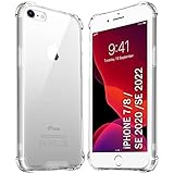 TheGiftKart TPU+PC Ultra-Hybrid Crystal Clear Back Cover Case For Iphone 7/8, Se 2020, Se 2022, Camera & Screen Protection, Shockproof Design, Hard Case For Iphone 7/8, Se 2020/2022 (Transparent)