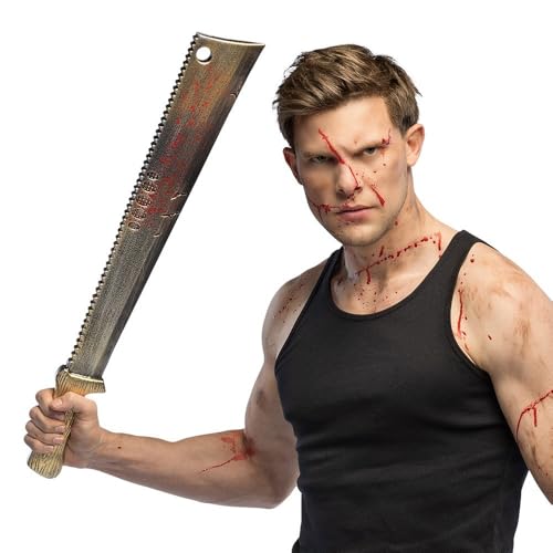 Boland – MACHETTE JUGUETE SANGLANT SLASHER BOUCHER 68 cm – Accesorio de disfraz – Cosplay para – Tema(s):