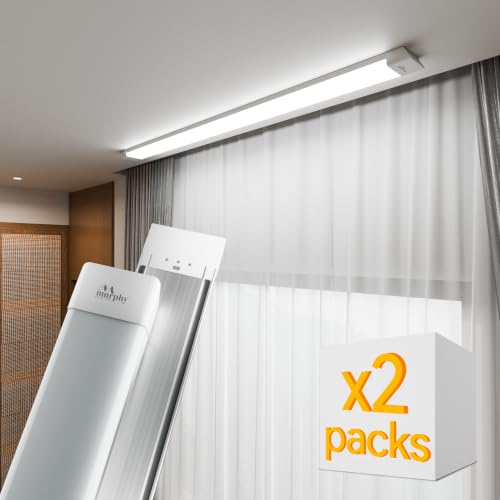Image of Murphy MaxGlow 100W LED Tube Light, | 10000 Lumens| Cool White 6500K | Aluminium & PC Body | BIS Approved | 4kV Surge Protection| 2 Year Warranty | Pack of 2