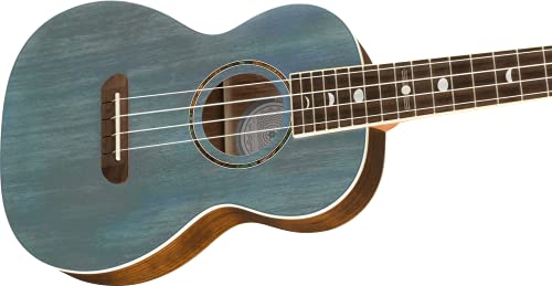 Fender Dhani Harrison ukulélé tenor – Turquoise - Les Beatles, Paul McCartney, John Lennon, RIngo Starr, George Harrison Fender Dhani Harrison ukulélé tenor - Turquoise – Image 5