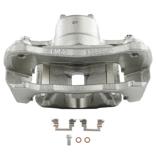 Image of 19B2614C Front Left Disc Brake Caliper Assembly w /Bracket