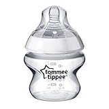 Tommee Tippee Closer to Nature Biberones con Tetina con Forma de Pecho y Válvula Anticólico, 260ml, Pack de 2, Ollie y Pip